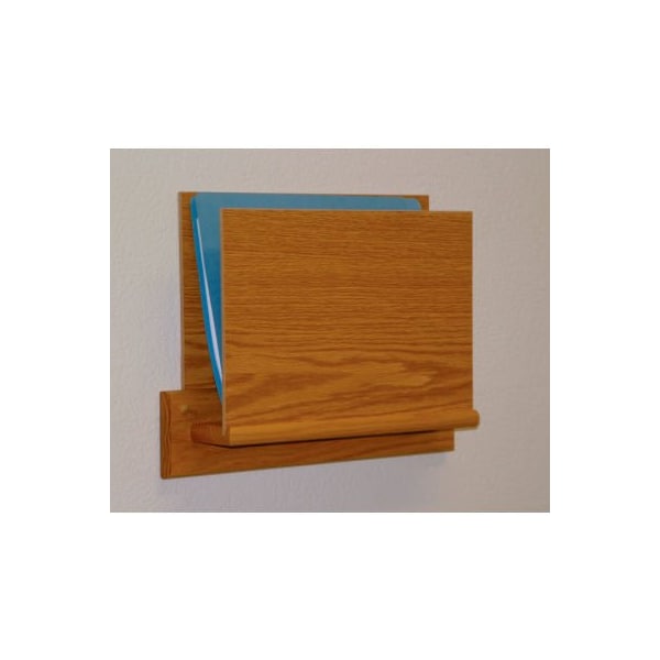 Wooden Mallet HIPAA Compliant Small Oak Open Ended Chart Holder - Light Oak OCHS15-1LO - main